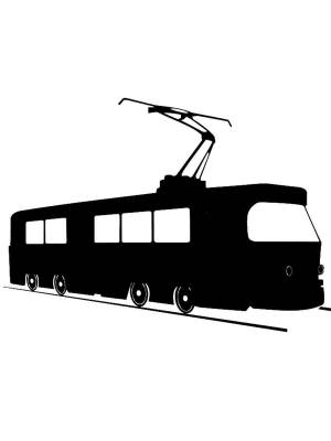Трафареты Трамвая