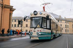 Трамвай Достоевский официально презентовали в Санкт-Петербурге