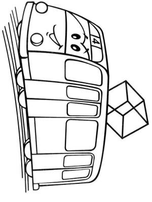 Раскраски Трамвай