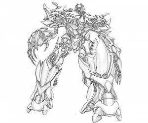 Рисунки робота мегатрона