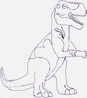 Шаблон динозавра Tyrannosaurus rex Бумага, динозавр, шаблон, белый, млекопитающее png