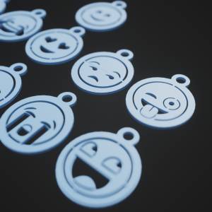 Файл STL Смайлики печенье и кофе Трафареты ・Шаблон для 3D-печати для загрузки・Cults