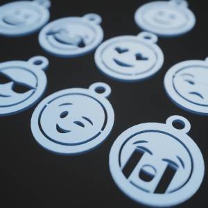Файл STL Смайлики печенье и кофе Трафареты ・Шаблон для 3D-печати для загрузки・Cults