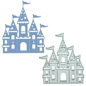 Металлический трафарет с изображением замка башни для туризма открыток художественная бумага для творчества принадлежности для скрапбукинга