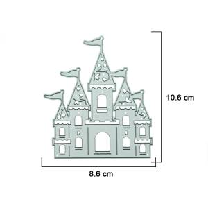 Металлический трафарет с изображением замка башни для туризма открыток художественная бумага для творчества принадлежности для скрапбукинга