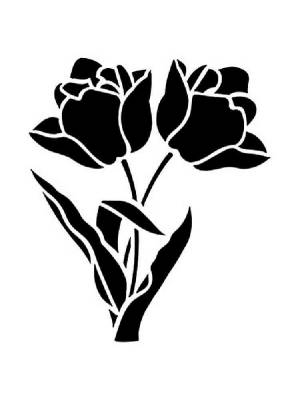 Трафареты Тюльпана