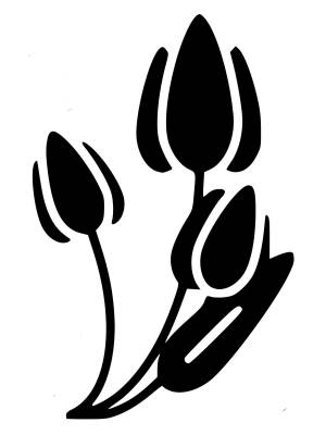 Трафареты Тюльпана