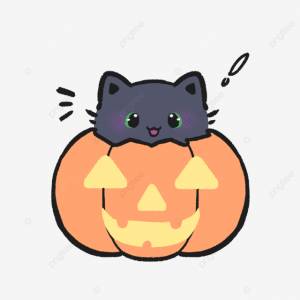 кот из тыквы хэллоуин иллюстрации PNG , кошка, тыква, хэллоуин PNG картинки и пнг PSD рисунок для й загрузки