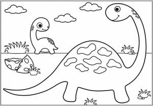 Шаблон динозавра