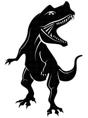 Трафареты Динозавра