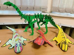 Динозавры из бумаги своими руками для детей