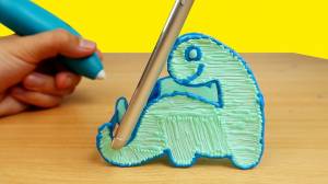 Новая 3D РУЧКА! Подставка для телефона Динозаврик! alex boyko