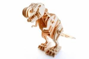 Деревянный механизированный конструктор PLAYWOOD Тиранозавр