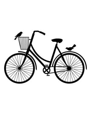 Трафареты Велосипеда