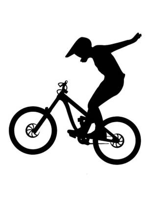 Трафареты Велосипеда