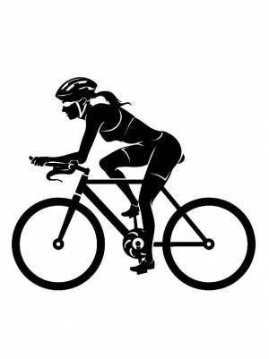 Трафареты Велосипеда