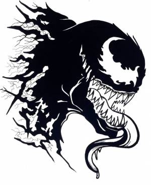 Трафарет веном