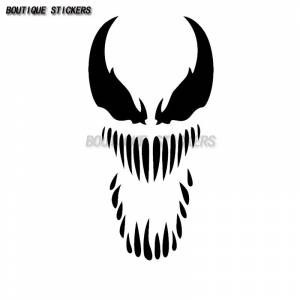 Креативная Автомобильная наклейка Venom гримаса, водонепроницаемая ПВХ наклейка, автомобильные аксессуары, наклейка для багажа, ноутбука, мотоцикла