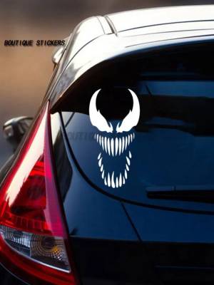 Креативная Автомобильная наклейка Venom гримаса, водонепроницаемая ПВХ наклейка, автомобильные аксессуары, наклейка для багажа, ноутбука, мотоцикла