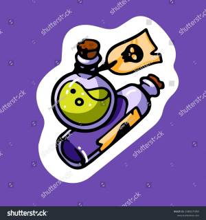 Vial Poison Venom Sticker Bottle Dangerous
