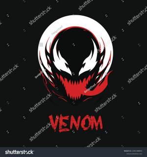 Venom Vector Illustration Mascot Venom Art