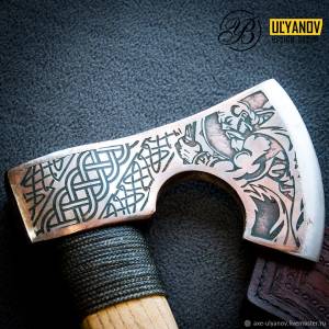 Трафареты для травления на топорах