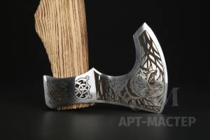 Топор Викинг, рисунок Медведь