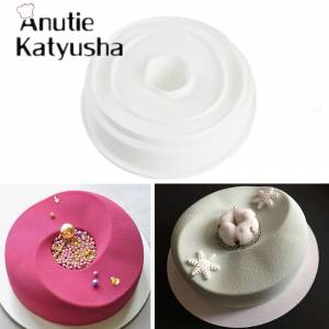 3D Волна Гибкая сконовая форма для мусса DIY Пан Брауни Десерт Торты Формы для выпечки Инструменты