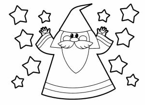 Раскраска «Волшебник»