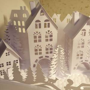 Создаем волшебный город из бумаги