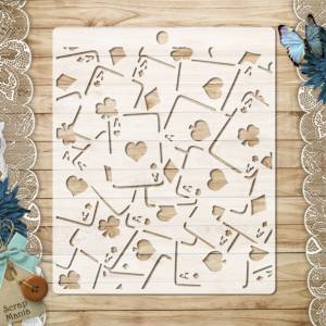 Трафарет Алиса в сказке