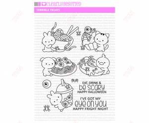 Волшебный Хэллоуин ужасные лакомства так грибы разогревающие трафареты штампы и металлические пресс-формы изготовление поздравительных открыток Скрапбукинг