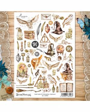 Скрап-карта  Волшебник