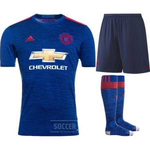 Манчестер Юнайтед комплект игровой формы 2016-17 гостевой