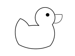 Трафареты Утки
