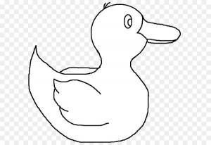 Трафареты утка новогодняя