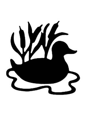 Трафареты Утки