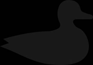 Трафареты утка новогодняя