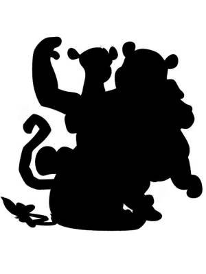 Трафареты Винни-Пуха