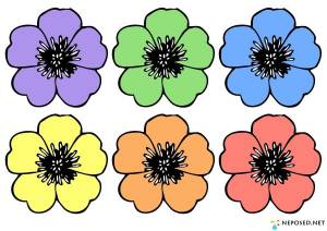 Картинки цветы яблони для детей для вырезания цветные