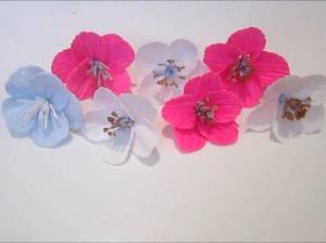 Цветы яблони из гофрированной бумаги