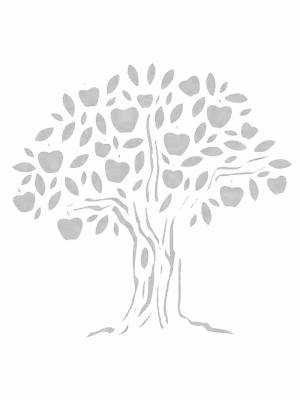 Трафареты Яблони