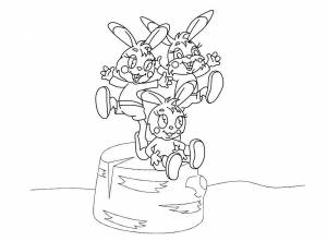 Раскраска Мешок Яблок