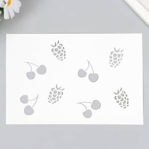 Трафарет Ягоды 24х16 см