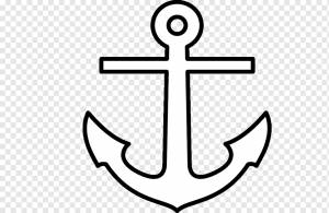 Трафарет Рисование Якорь, Якорь с, фотография, логотип, живопись png