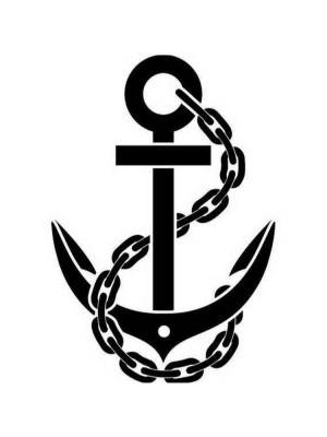 Трафареты Якоря
