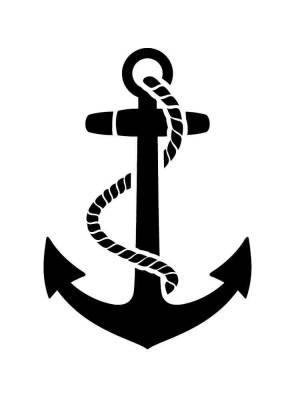 Трафареты Якоря