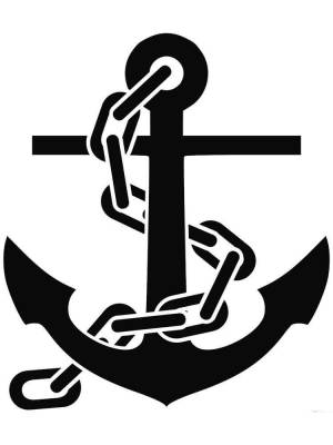 Трафареты Якоря
