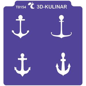 Трафарет  Якори