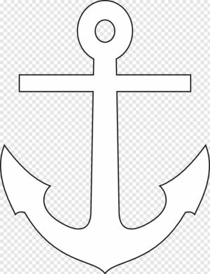 Шаблон якоря для вырезания